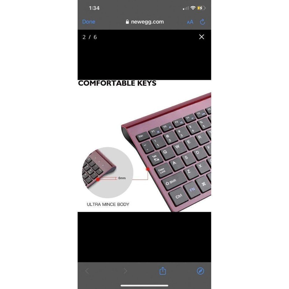 Cimetech Wireless Keyboard Mouse Combo NEW - Picture 9 of 12